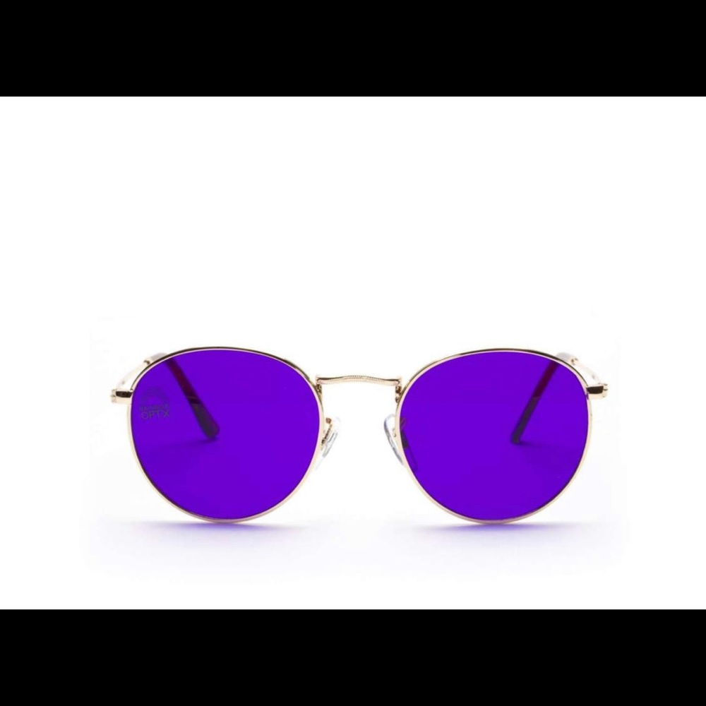 Violet Rainbow opt sunglasses violet